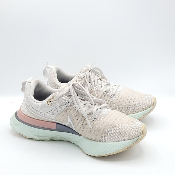 Nike React Infinity Run FK 2 CT2423-007 White Running Womens Size 6.5 - Picture 3 of 9